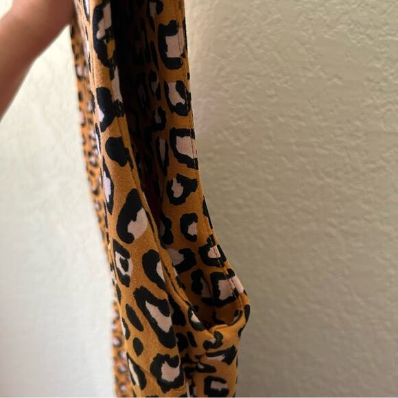 H&M Leopard Print Mini Dress Size Small - Picture 11 of 12